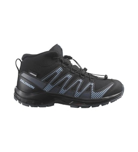 Salomon 475738 Xa Pro V8 Mid CSWP J Black/Neptune/Alaskan Blue Kadın Outdoor Ayakkabı (Siyah)