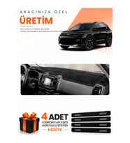 CITROEN C5 AİRCROSS (2018-2026) Uyumlu Torpido Koruma Örtüsü Oto Kılıfı - Siyah