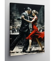 Kanvas Tablo Tango Dansçıları