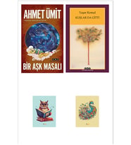 Ahmet Ümit Bir Aşk Masalı - Kuşlar Da Gitti - Yaşar Kemal (2 NOT DEFTERLİ) (Renksiz)