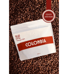 Colombia Orange Tabi Çekirdek Kahve 250 GR , %100 Arabica
