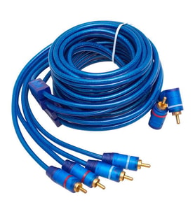 PM-425 2 Rca Erkek + 4 Rca Erkek 5 Metre Mavi Kablo