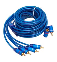 PM-425 2 Rca Erkek + 4 Rca Erkek 5 Metre Mavi Kablo