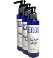 Eros Coconut Flavor Natural Personal Lubricant 125 ml Hindistancevizi Aromalı 3 Adet