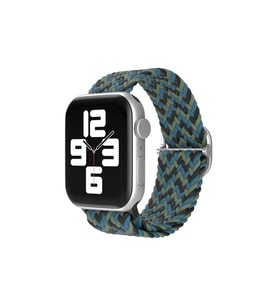 Apple Watch 38mm Kordon - Zigzag Mavi-yeşil