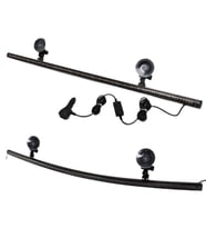 Çakar lamba 12-32v esnek model 84cm vantuzlu çakarlı mavi-kırmızı / LAPA543
