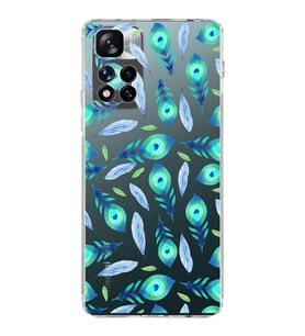 PrintiFy Xiaomi Redmi Note 11 Pro Plus 5G ile Uyumlu Nazar Boncuğu 3  Kamera Korumalı Şeffaf  Kılıf