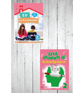 2.Sınıf Ev Çalışmalarım+ Zekâ Oyunları ile Derslerimi Öğreniyorum (Karışık)