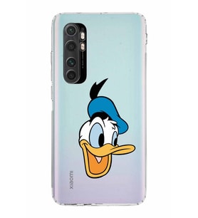 Xiaomi  Mi Note 10 Lite  Kamera Korumalı Kapak Donald Duck Tasarımlı Şeffaf  Kılıf