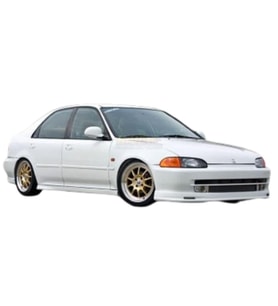 Honda Civic 1992-1995 Sedan Mugen Ön Ek (No:3) 🚘  Dayanıklı Plastik, Sportif Tasarım, Kolay Montaj (Standart)