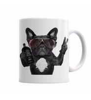 Bulldog Hangover Pug Köpek Kupa Bardak Porselen