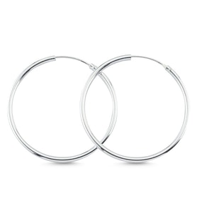 30mm Sade Halka Küpe