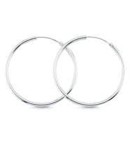30mm Sade Halka Küpe