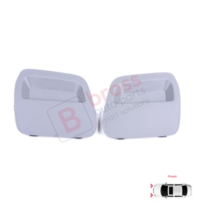 Renault Dacia Duster MK2 HM 2017-2023 511802392R için Ön Tampon Çeki Demiri Kapağı Seti Gri