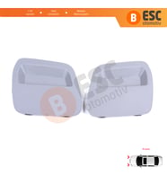 Renault Dacia Duster MK2 HM 2017-2023 511802392R için Ön Tampon Çeki Demiri Kapağı Seti Gri
