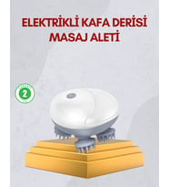 Kablosuz Kafa Ve Vücut Masaj Aleti Taşınabilir Tasarım