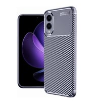 Galaxy S25 Edge Kılıf Auto Fus Karbon Kapak - Lacivert