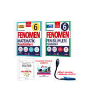 Fenomen Yayıncılık 2025-2026 Yeni Müfredat 6 Sınıf Matematik-Fen Bilimleri Fasiküller Konu Anlatım.Yeni Nesil Sorular (Çok Renkli)