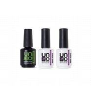 Fontenay Uno Top Coat Super Shine 15ml X2 - Uno Rubber Base Coat 15m  3'Lü Set
