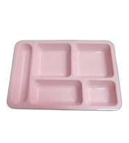 Adalinhome Polikarbon Kırılmaz Çocuk Tabldot (100 Adet) (Pembe)