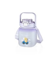 VAGONLİFE VGN2275-T SOFT TOUCH EL TUTMA ASKILI PİPETLİ MATARA 1100ML MOR