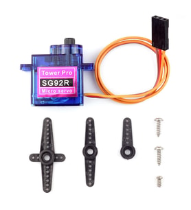 Tower Pro Sg92R 12Gr Micro Servo Motor 2.5Kg 4,8V Plastik Dişli
