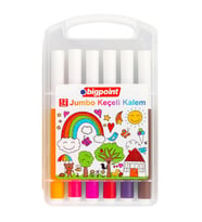 Bigpoint Jumbo Keçeli Kalem 12'li Set (Plastik Kutulu)