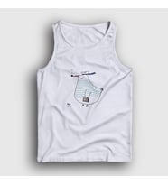 Presmono Unisex Beyaz Captain Seagull Martı Atlet 290303tt