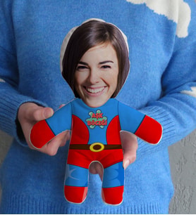 BK Gift Kişiye Özel Fotoğraflı Aşk Böceği Bebek Yastık-2