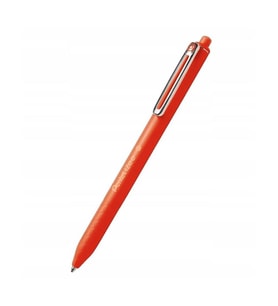 Pentel iZee Yağ Bazlı Mekanizmalı Roller Kalem 0.7 mm Kırmızı BX467-B (Bronz)