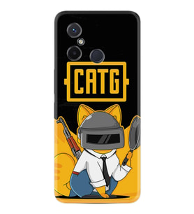 Xiaomi Redmi 12C Kılıf Silikon Desen Özel Seri Cat G 1677