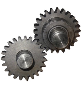 25mm Metal Dişli Çifti (7mm Çaplı Mile Setskurla Sabitlenmiş)
