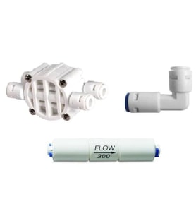 Su Arıtma Cihazı Yenileme Kiti Shut Off Flow Check Valf Quick (Krem)