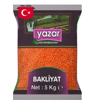 Yazar Yerli Kırmızı Mercimek 5 Kg