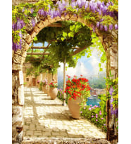 Nova 1000 Parça Çiçekli Kemer Puzzle - 41013