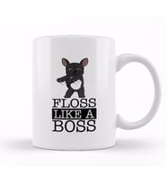 French Bulldog Floss Like A Boss Kupa Bardak Porselen