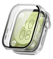 Huawei Watch Fit 3 Uyumlu Güçlendirilmiş 360 Kasa ve Ekran Koruyucu (Şeffaf)