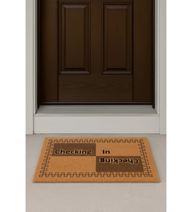 Valerine Life Velür Coco Dokulu Welcome Hoş Geldiniz Kapı Önü Dış Mekan Paspası 45x70cm 27YCM260127