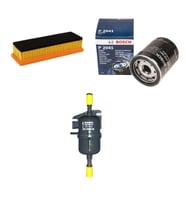 Bosch Filtre Bakım Seti Fiat Albea 1.4 Benzinli 77 Beygir Hava + Yağ f. + Yakıt Filtre Bosch