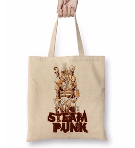 SteamPunk Bez Çanta Uzun Saplı