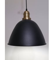 RİOLİGHT RETRO SİYAH İÇİ GOLD TEKLİ METAL SARKIT ÇAP: 28CM