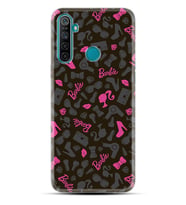 Realme 5i 5 Pro 6i 7 Pro 8 Kılıf Desemli Silikon Barbie and Shoes 1413