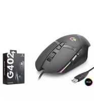 Nodar G402 RGB Kablolu Gaming Mouse 7200 DPI 1000Hz 7 Tuş Siyah