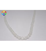 Selenit Taşı YARIM Dizi 8mm (18cm uzunluğundadır)