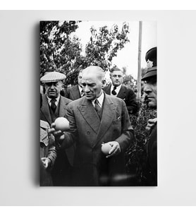 Atatürk Portakal Bahçesinde Kanvas Tablo