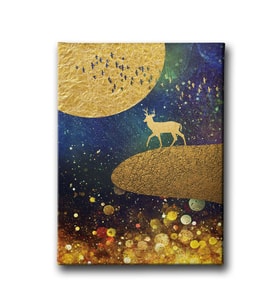Geyikli Canvas Tablo MİND679