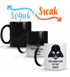 Darth Vader O Lado Negro Da Força Sihirli Kupa Bardak Porselen