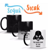 Darth Vader O Lado Negro Da Força Sihirli Kupa Bardak Porselen