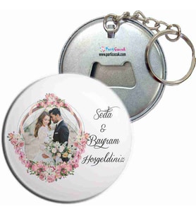 Resim Vintage Konsept Nişan Anahtarlık Açacak