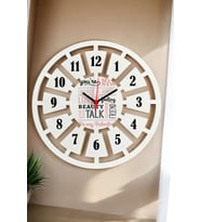 Love Duvar Saati 40cm 002 (Beyaz)